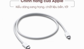 Trên tay nhanh cáp USB-C 240W bện vải của Apple: đẹp, xịn, sạc được cho nhiều thiết bị