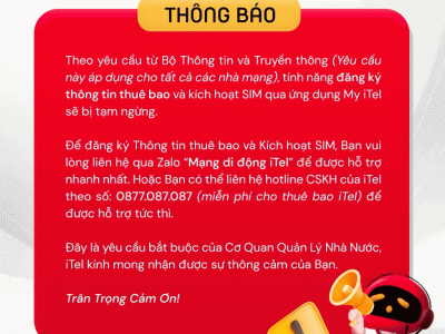 Các nhà mạng Wintel, iTel, VNSKY, Local đồng loạt ngưng cung cấp dịch vụ đăng ký SIM online